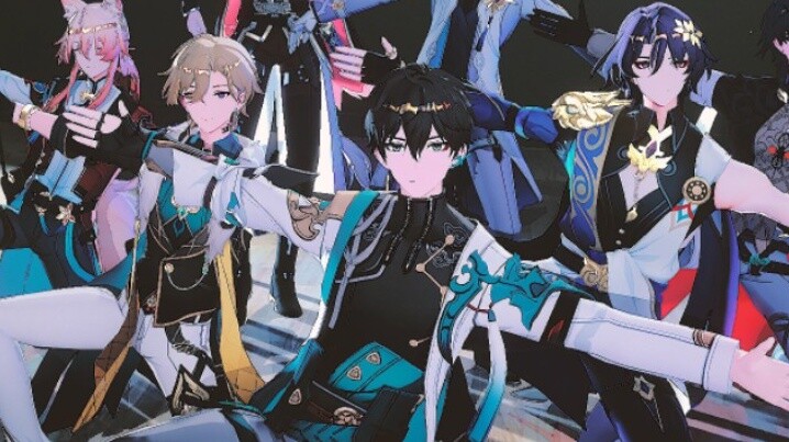 【Star Dome Railway MMD】 BAD 【Boy Group- Jing Yuan/Ren/Dan Heng/Jiao Qiu/Dr. Zhenli/Gold Dust/Sunday】