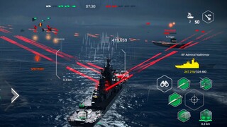 Modern Warships: Grinding using RF ADMIRAL NAKHIMOV.