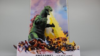 【开盒分享】NECA 哥斯拉 1956电影海报版