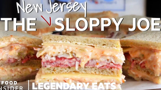 Sloppy Joe ที่เป็นสัญลักษณ์แห่งนิวเจอร์ซีย์ทำจากน้ำสลัดรัสเซียและโคลด์คัท กินในตำนาน