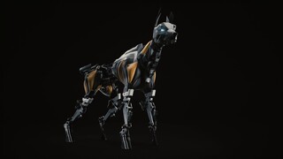 Girl Rider, Hunting Dog 3D Animation การสร้างแบบจำลองการสลายตัวและกระบวนการผลิต 1 (สภาพแวดล้อมภายในอ
