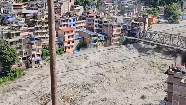 Devastating flash flood in Nepal’s Rasuwa district 26-Aug-2026