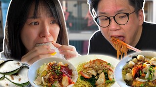 🇲🇾 Melaka Final Day Food Hunt! Hee Kiow, Popiah, Putu Piring & Wan Tan Mee!