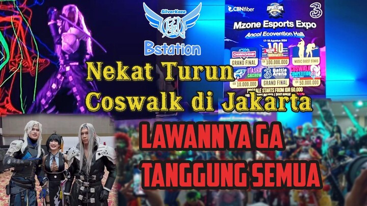 Nekat Coba Turun Lomba Coswalk Di Jakarta