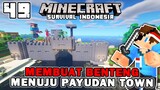 MEMBUAT BENTENG JEMBATAN RAKSASA DI LAUT❗️❗️ - Minecraft Survival Indonesia (Ep.49)