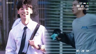大爱少年感啊 许光汉回头招手和曾敬骅跑步