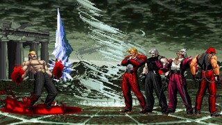 KOF MUGEN: RYUJI (ME) VS TEAM RUGAL!!!