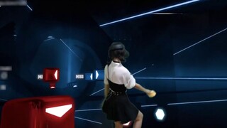 Beat Saber dengan lagu "HOP"