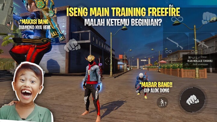 ISENG MASUK TRAINING FREE FIRE MALAM HARI | MAIN TRAINING PART 3
