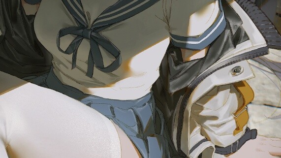 【Lukisan iPad】【Procreate】【Blender】Gaya baru tahun baru gadis kucing JK
