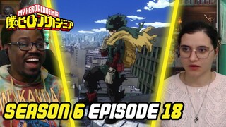 IZUKU MIDORIYA AND TOMURA SHIGARAKI! | My Hero Academia Season 6 Episode 18 Reaction
