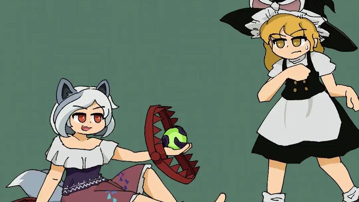 The strongest primate magician teased by a mountain dog