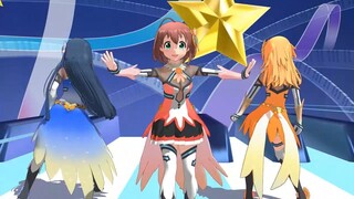 【MMDバトルガール】星衣フローラ3人でライアーダンス