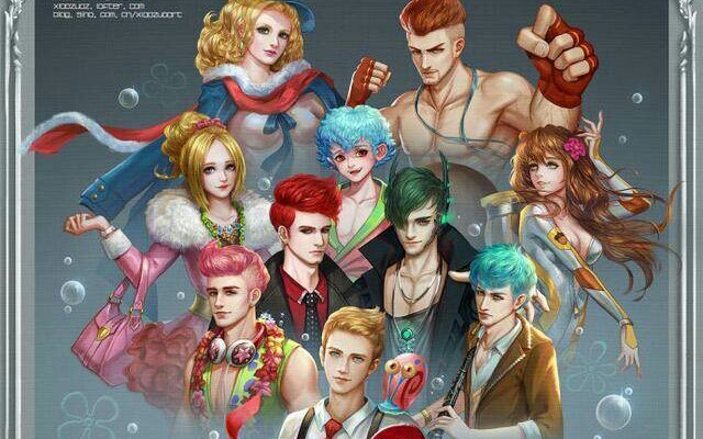 【前方高萌】海绵宝宝被拟人化时