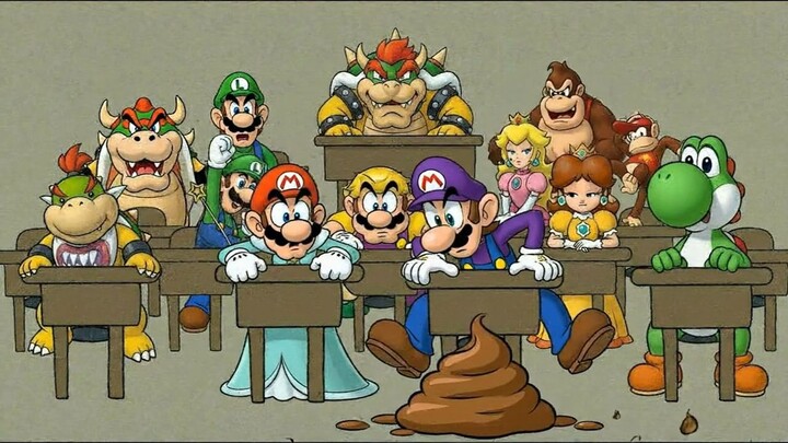 Trying not to laugh! 🤣🤣 #mario #animation #funny #cartoon #games