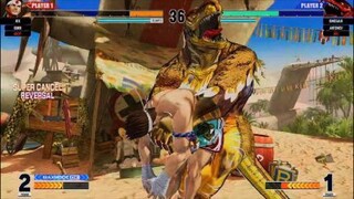 KOF15　世界１位ダイナソー　KOF屈指の投げキャラの実力