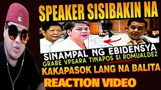 KAPAPASOK LANG : GRABE TO! TATAY DIGONG VP SARA SUMABOG NA SA GALIT MARTIN ROMUALDEZ REACTION VIDEO