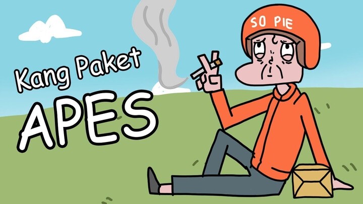Kartun Lucu Kang Paket Kena Apes - Kartun Acing