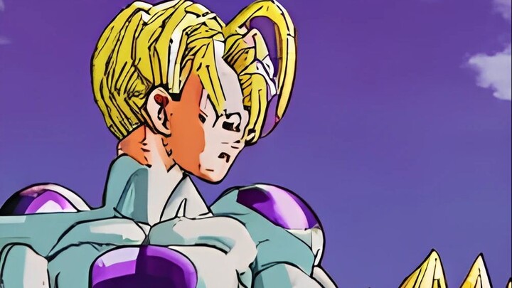 Super Saint Trunks  KILLS  Frieza.Cuts Frieza in Half   King Cold Begs Trunks Me