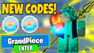 2 *NEW* UPDATE CODES IN GRAND PIECE ONLINE gives FREE SP RESET + FREE DF NOTIFIER | ROBLOX 2021!