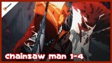 chainsaw man เป็นอนิเมะตามล่าความฝัน 🐱 [เชนซอว์แมน มนุษย์เลื่อยยนต์ Ep.1-4] สปอบ