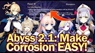 HEALER META is NO JOKE! Spiral Abyss 2.1 Tips and FLOOR 11 Corrosion Full Run | Genshin Impact 2.1