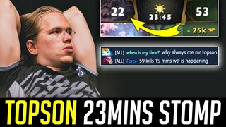 TOPSON's Favorite Hero in this Patch - 23 Minutes DISASTER!