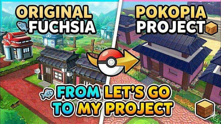 I'm Building a Fuchsia City inspired Town in Pokopia!