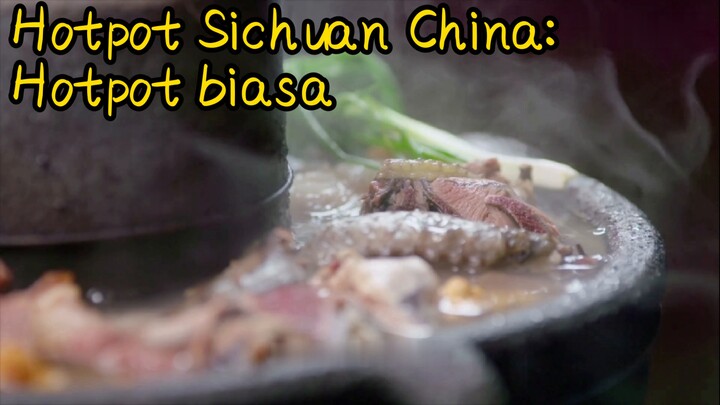 Hotpot Sichuan China: Hotpot biasa