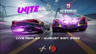 Malaysia National Day Game Live Replay with Asphalt Legends Unite & A9 China for August 31, 2024, +8