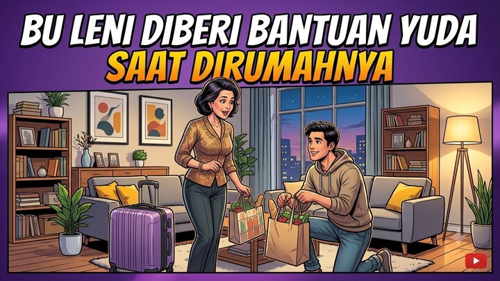 Bu Leni Diberi Bantuan Yuda Saat di Rumahnya