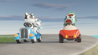 Crazy Frog (funny daily routine of frogs)