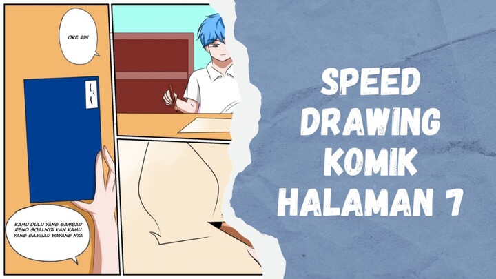 speed draw komik halaman 7