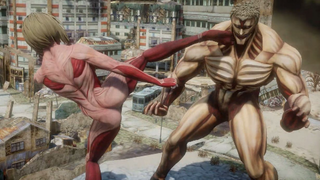 Female Titan vs Armored Titan