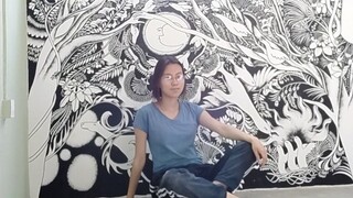 动态视频：墙绘魔女结算界面