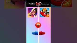 Free fire vs candy crush❓#shorts #short #viral