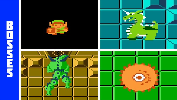The Legend of Zelda (NES) - All Bosses