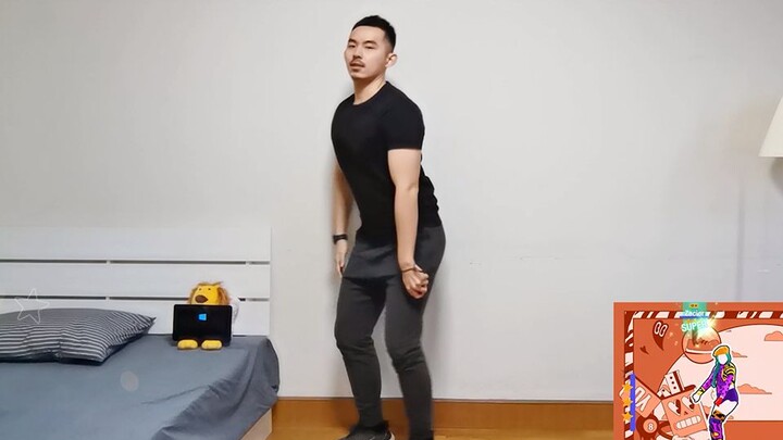 It's too embarrassing to let a grown man dance this = = Just Dance 2021