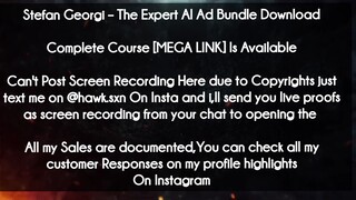 Stefan Georgi course  - The Expert AI Ad Bundle Download