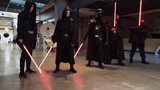 [Star Wars Cos] All the villains (?) fall into the dark side of the force together