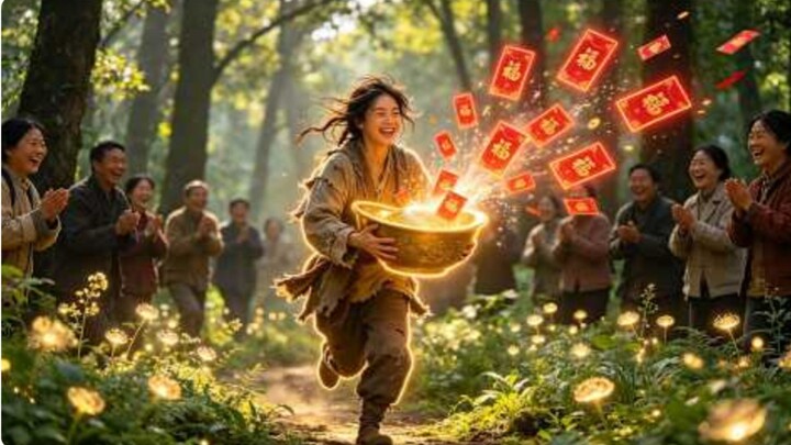 【Full】🔥Blessed Dun Dun descends to mortal realm as a healing koi, blessing kind souls with kindness