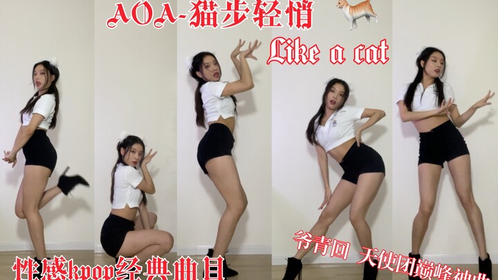 【AOA-猫步轻悄like a cat】天使团AOA巅峰神曲Like a cat 大家都来吃烤鸭了吗