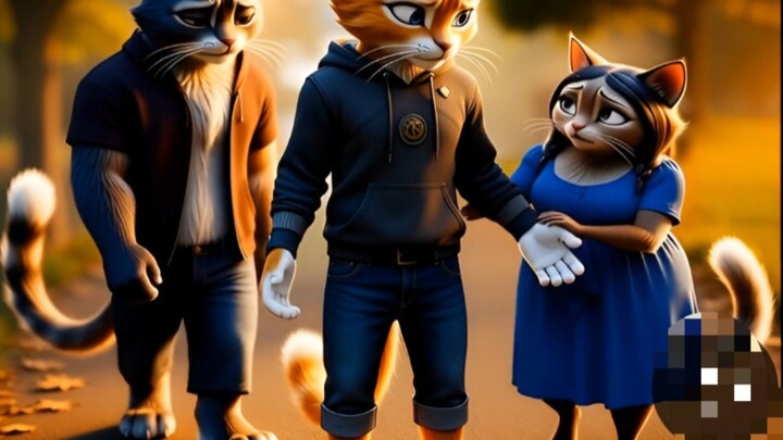 The Hilarious Rooftop Chase: Catman vs Jumbadi | Funny Cat & Mouse Adventure Story