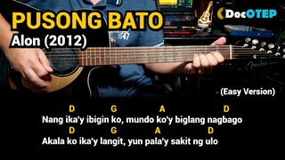 Pusong Bato - Alon (2012) Easy Guitar Chords Tutorial with Lyrics Part 2 REELS