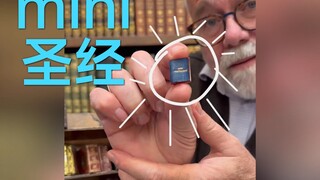 指甲盖大小写下2万字，老爷子展示自己的mini书籍收藏