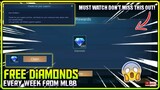 FREE DIAMONDS WEEKLY FROM MLBB | Mobile Legends 2021