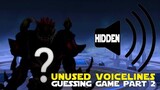 HIDDEN/UNUSED VOICELINES OF HEROES PART 2 CAN YOU GUESS ALL OF THEM? MOBILE LEGENDS SECRET DIALOGUES