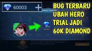 KODE RAHASIA!!! | CARA UBAH HERO TRIAL JADI DIAMOND MOBILE LEGEND | BUG