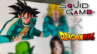 Drawing Dragon Ball as Squid Game | diart