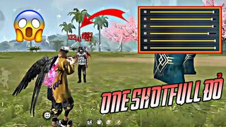 Độ Nhạy One Shot Full Đỏ Cho Samsung, Xiaomi, Oppo, Realme, Vivo, Vsmart, Iphone Headshot 100%